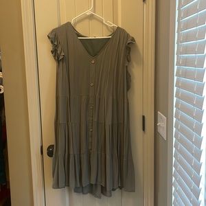 Women’s XL sage green dress